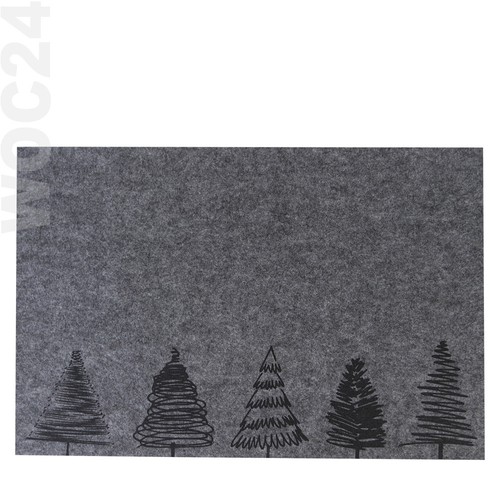 Filz tischset 45x30 cm - x,