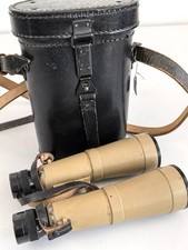 Dienstglas DF 10 x 50 Wehrmacht, sandfarbener Originallack, " kurze Variante" vo