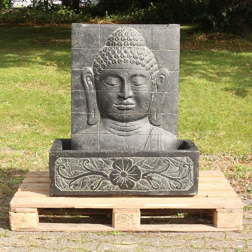 Buddha brunnen stein relief - brunnen,
