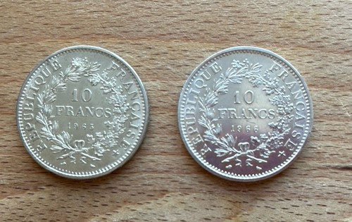 Silber francs 2 - 10,