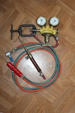 Perkeo Schweißbrenner Gasflaschen Armatur und Brenner, Acetylen