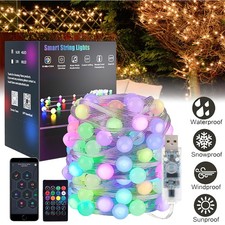 10m 80LED Lichterkette Außen