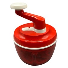 Tupperware Quick-Chef 2 Zerkleinerer 1,3 L  Rot Weiß Nr. 5578E-4 Zerschneider