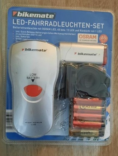LED-Fahrradleuchten-Set
