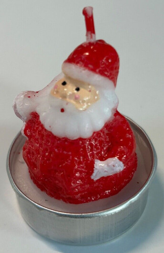 Weihnachtsmann-Teelicht