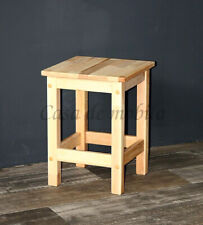 Massivholz Nachttisch Kernbuche geölt Sitz-hocker Blumentisch Holz Beistelltisch