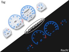 LETRONIX Plasma Tacho Tachoscheiben EL-Dash Opel Corsa B Tigra 20-220Kmh
