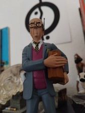 Resin Figur Tim Und Struppi MIK EZDANITOFF, L'INITIÉ ORIGINAL KEIN PLASTIK! 