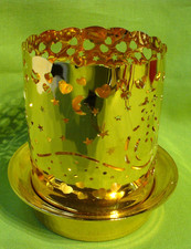 Weihnachts-. bzw. Tischlaterne für Teelichter Schneemann, Herzchen Georg Jensen