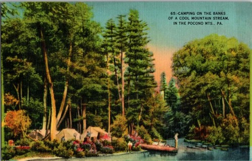 Stroudsburg postcard - stroudsburg, pa