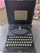 Antike Schreibmaschine Remington Portable um 1920 ** Antique Fabry Sammlerstück 