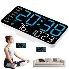 Grosse Digital Wanduhr 5