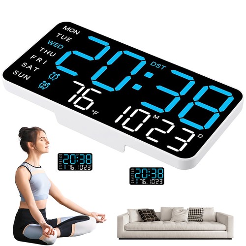 Grosse digital wanduhr - digital,