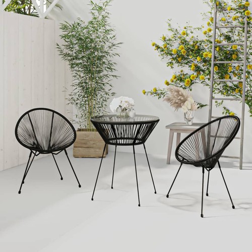 Gartenmöbel set schwarz - gartenmöbel,