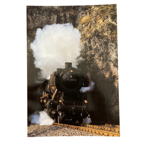 Postkarte zug eisenbahn - ak,