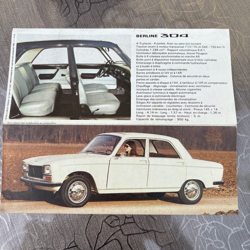 Kfz heft peugeot 304 - heft,