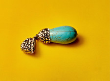 Türkis Anhänger -Echter