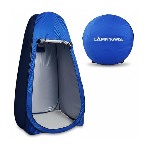 Pop shower tent - up,