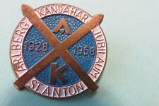 Arlberg Jubiläum Kandahar 1958     Abzeichen Anstecker