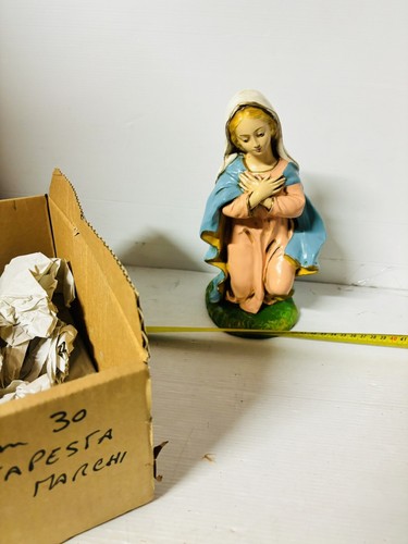Maria krippe pappmache jahre - maria,