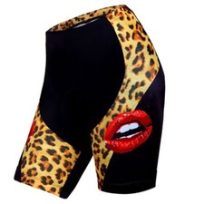Leopard Radlerhose Kurz Damen