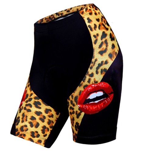 Leopard radlerhose kurz damen - leopard,