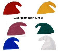 Zwergenmütze  für Kinder  - Zwergen Mütze Kind - Gnommütze Kinder Mützen