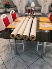 4 x Rohrisolierungen PVC + PU-Schaum, 10 cm x 100 cm, f. Rohrdurchm. 30-35 mm