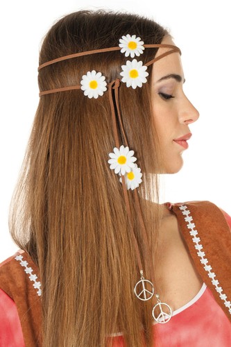 Hippie band mit blumen - hippie,