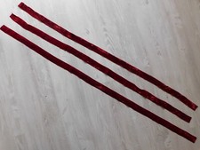 Zierband verzieren Band Samtband 30 mm rot 3 Stk. Borte