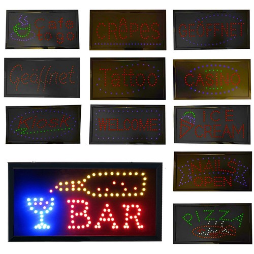 Led leuchtschild open - leuchtschild,