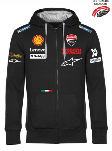Zip hoodie ducati - zip,