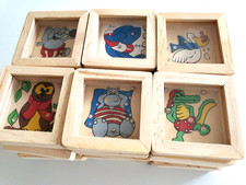 Sonderposten Spielzeug 30x Kugelgeduldsspiele 6 x 6 cm Geschenkidee 3+