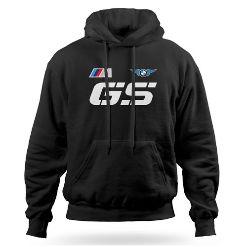 Bmw kapuzenpullover schwarz - gs,