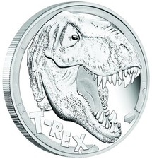 Tuvalu 2017 5$ TYRANNOSAURUS