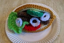 Döner *Kinderküche* Handarbeit*gehäkelt*Montessori*Essen*