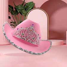 Western Cowboy Cowgirl Hut mit