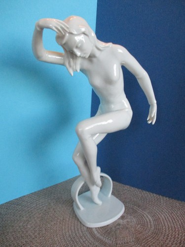 Seltene porzellan figur art - ,