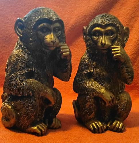 2er set affen dekofiguren - 2er-set,