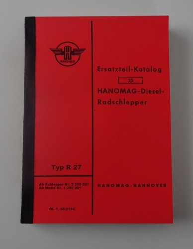 Hanomag ersatzteil liste - hanomag, r