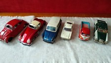6 Originale Blechautos 50er / 60er Jahre zT. Made in Japan