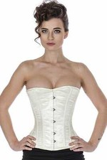Corsage Korsett Ivory Satin