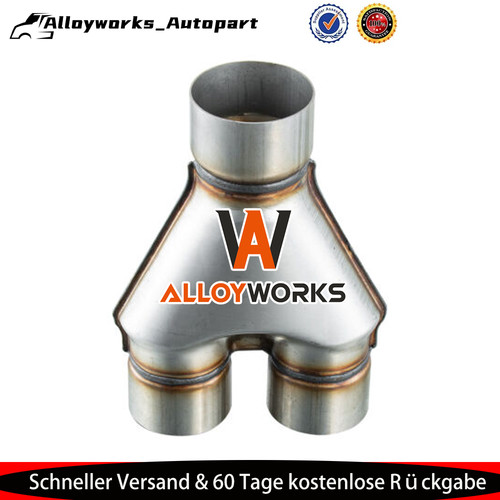 Edelstahl auspuff rohr - edelstahl, y