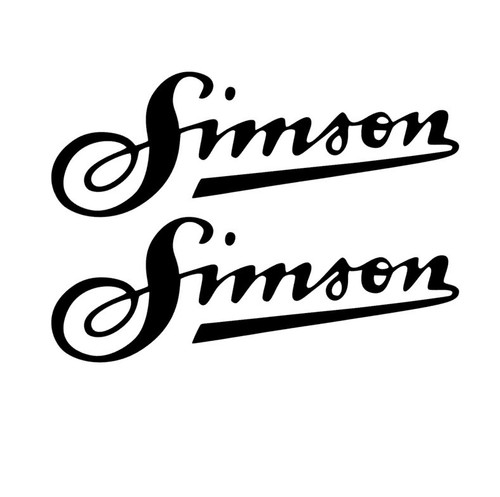 Simson tank aufkleber - simson,