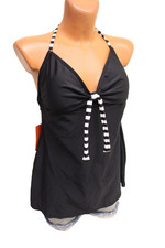 Octopus langes Tankini Oberteil M 40/42 B Neckholder Top Bademode Strandshirt