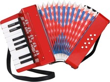 Akkordeon Kinder 17 Töne 8 Bässe Akkordeon Einstellbare Fanfänger und Kinder