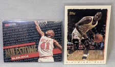 LOT - 2x Glen Rice Cards - 90s