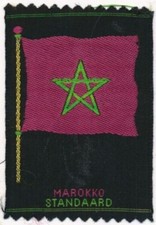 Fahne von marokko - fahne, (flagge)