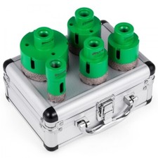 VEVOR 5 Stück Diamant-Lochsägen-Set Diamant-Bohrkronen, M14 25/40/45/50/68MM