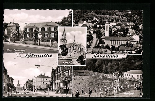 Letmathe sauerland haus - ak, /sauerland,